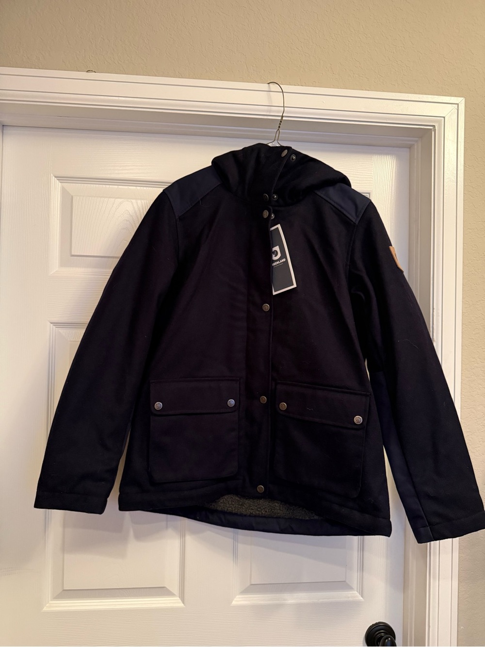 New Fjallraven Women’s Greenland Wool Hooded Jacket - M